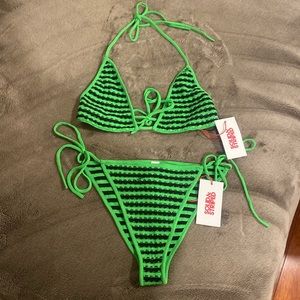 NWT Crochet Bikini Set